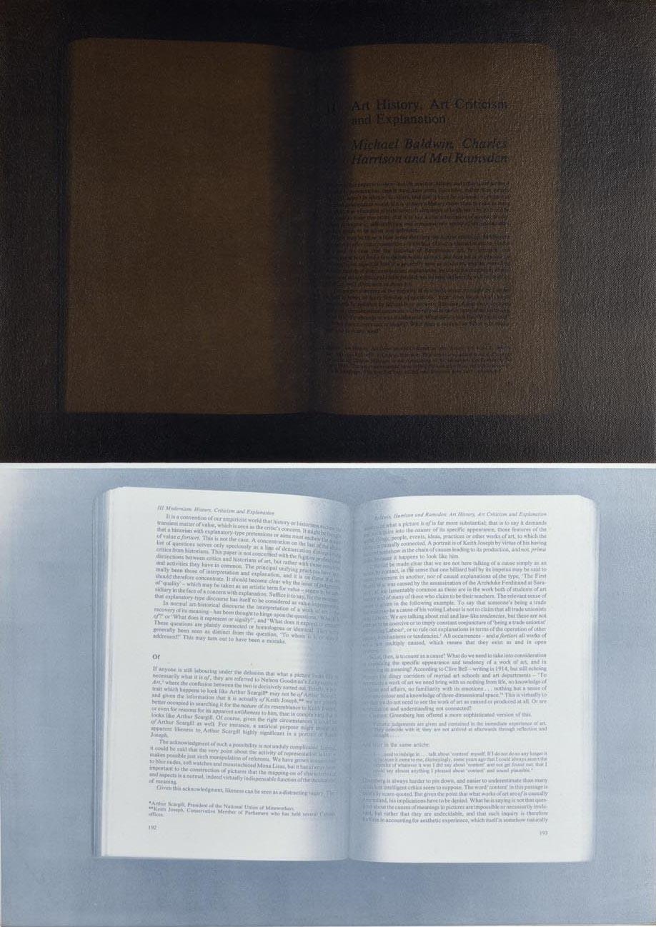 Art & Language: Untitled (Art History, Art Criticism and Explanation), (59.3 x 42.6 cm) 1996.