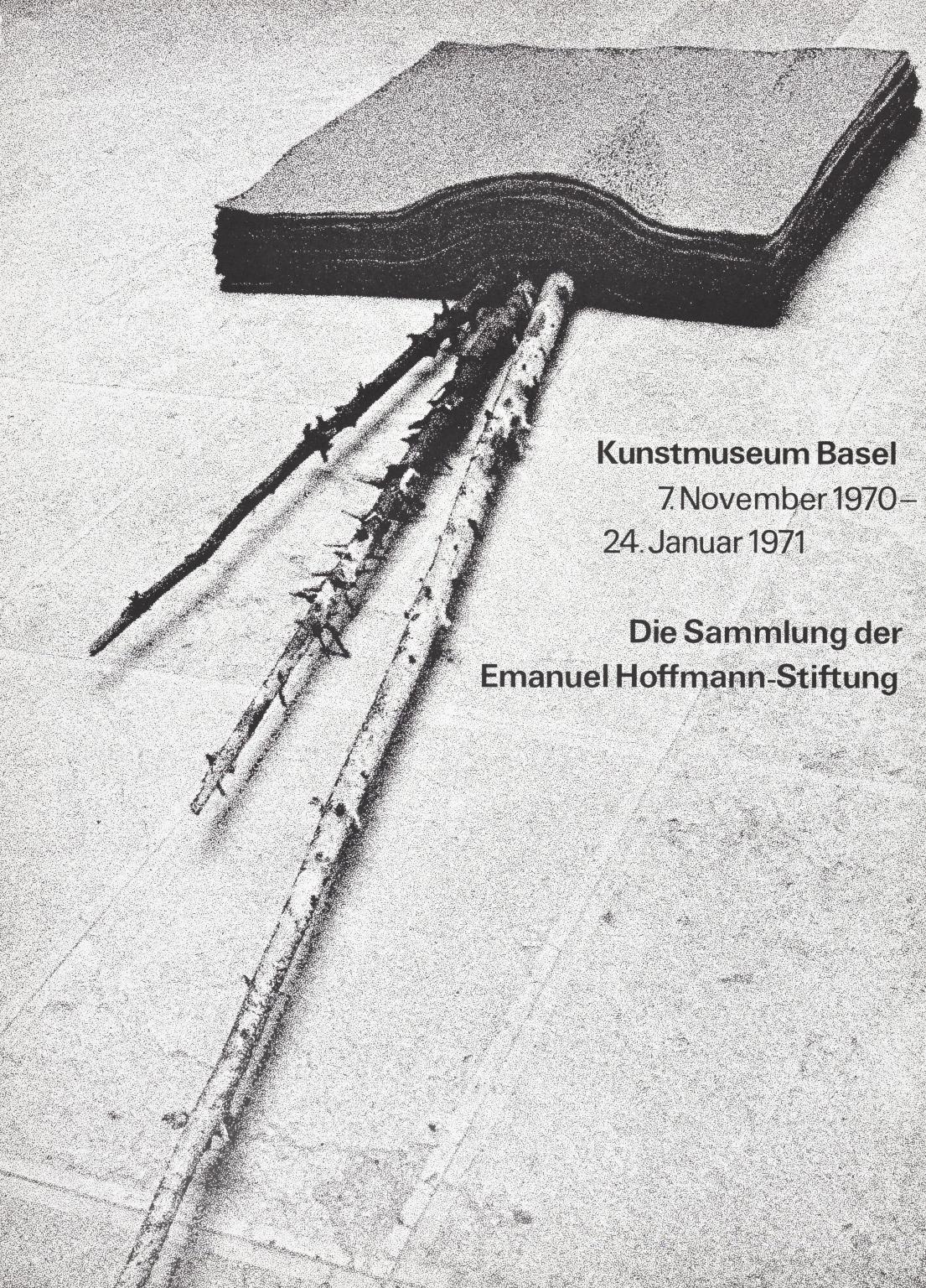 The collection of the Emmanuel Hoffmann Foundation. 1970