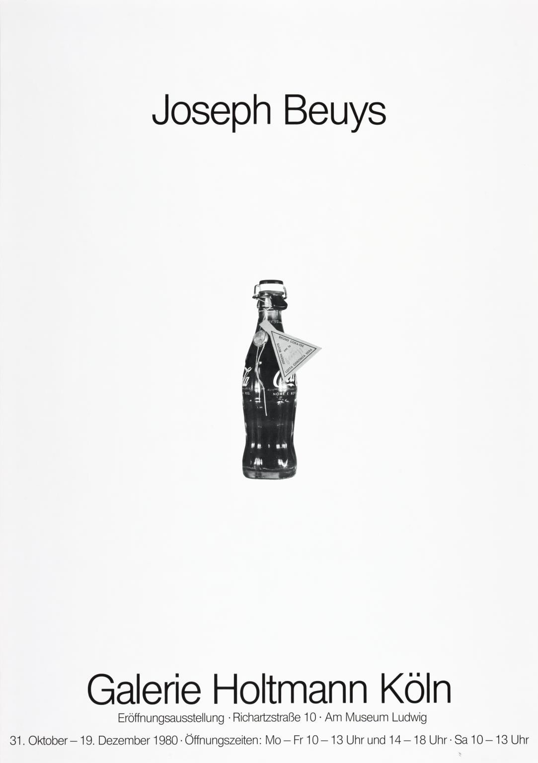 Joseph Beuys: Galeria Holtmann, Koln. 1980