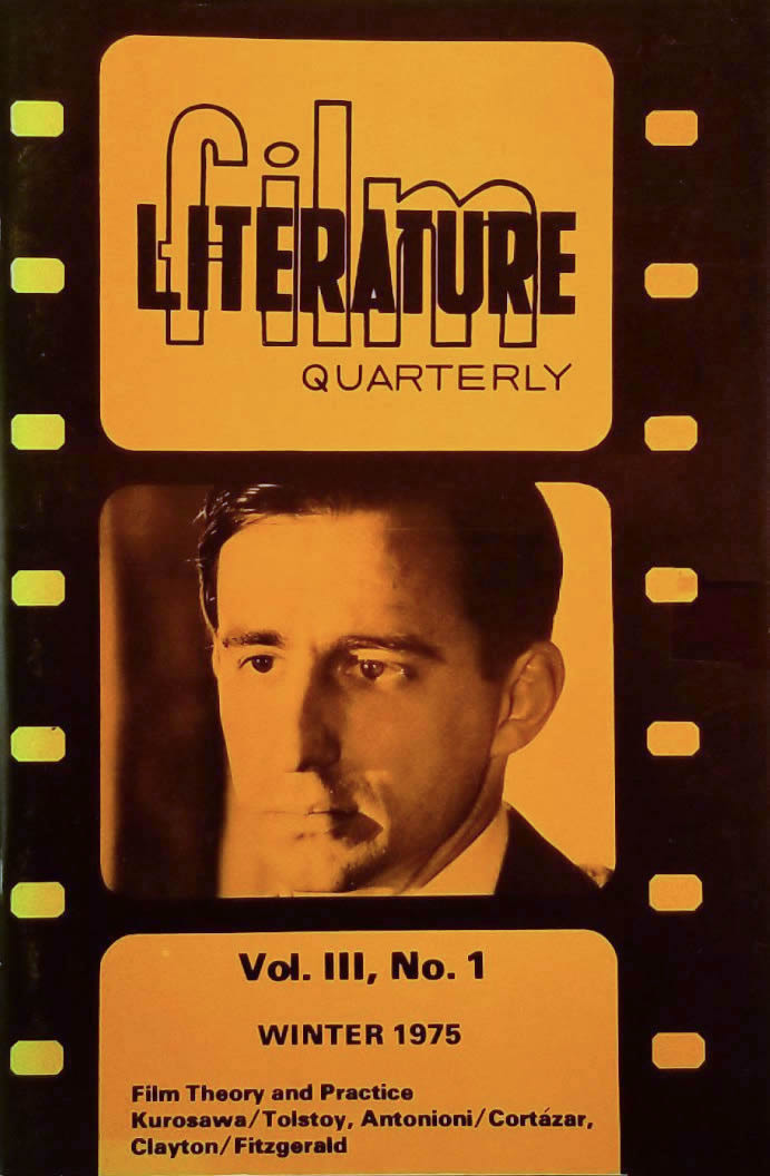 Literature/Film Quarterly, Vol. 3, No. 1 (WINTER 1975)