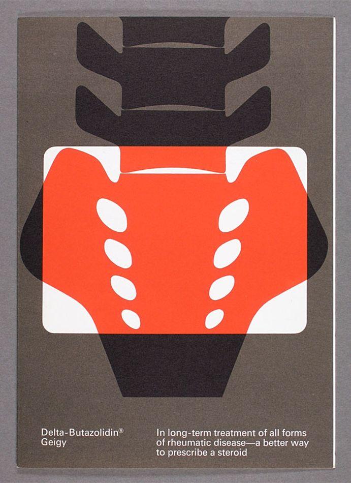 Delta-Butazolidin Geigy. Designer: Roland Aeschlimann, 1963