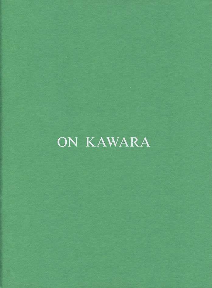 On Kawara / Masashi Miura