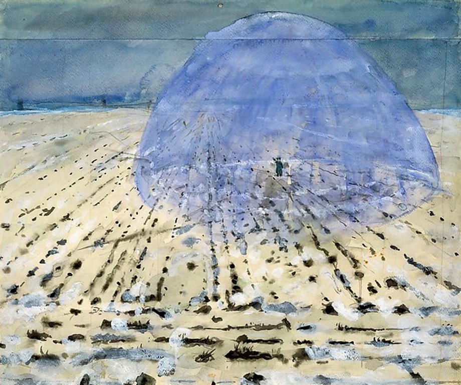 Anselm Kiefer. Everyone Stands Under His Own Dome of Heaven (Jeder Mensch steht unter seiner Himmelskugel), 1970. 