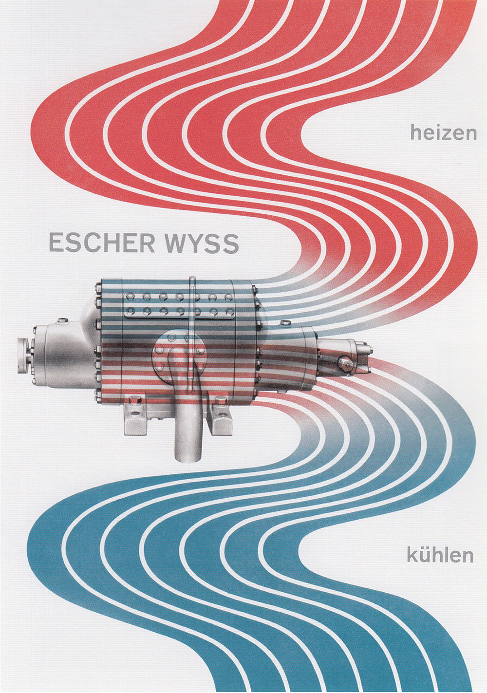 Richard Paul Lohse: Escher Wyss AG, heizen – kühlen, 1948