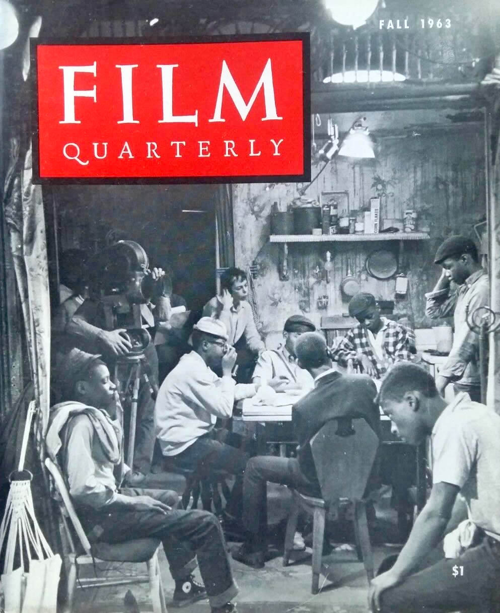 Film Quarterly, Vol. 17.No.1, Autumn, 1963