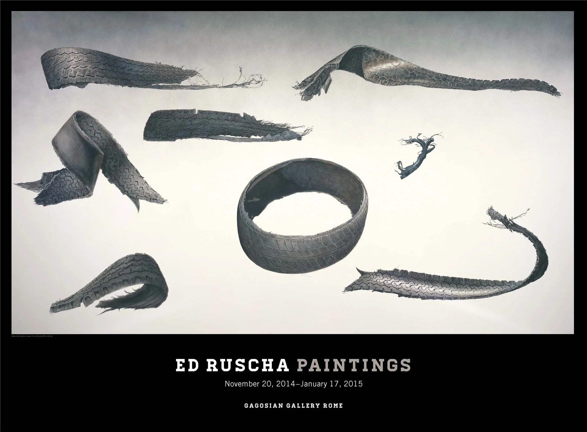 Ed Ruscha: Paintings. Gagosian Gallery, Rome. 2014.