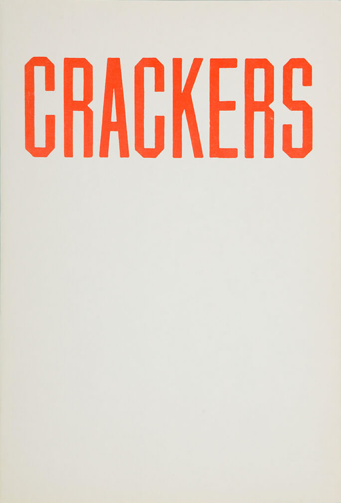 Crackers / Edward Ruscha, Mason Williams