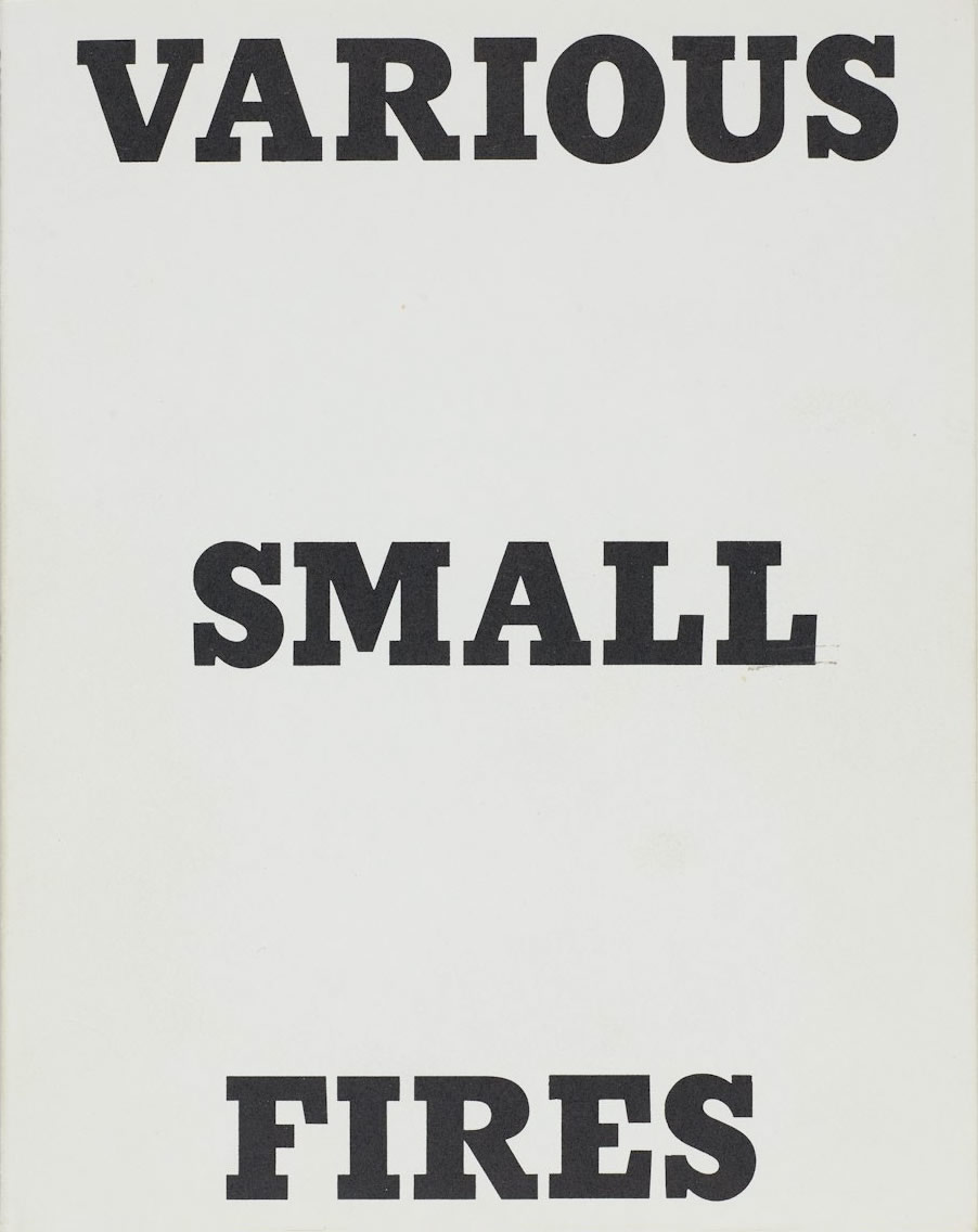Various Small Fires and Milk / Edward Ruscha