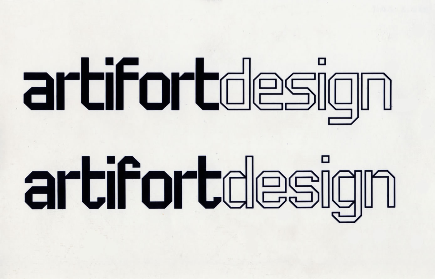 Wim Crouwel: Artifortdesign logo. 1960