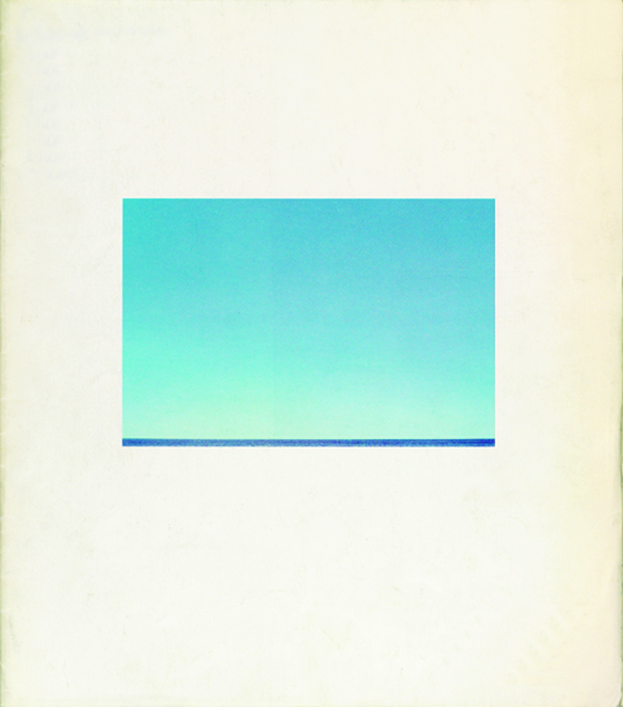 Jan Van Toorn, cover and spread for Jan Dibbets catalog, Van Abbemuseum, 1971