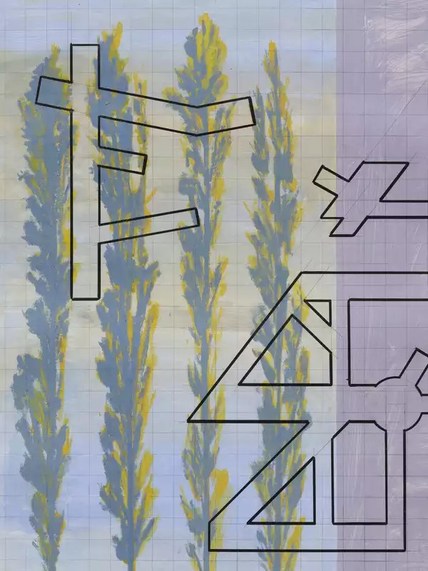 Art & Language. Study for Hostage 60, 1990.