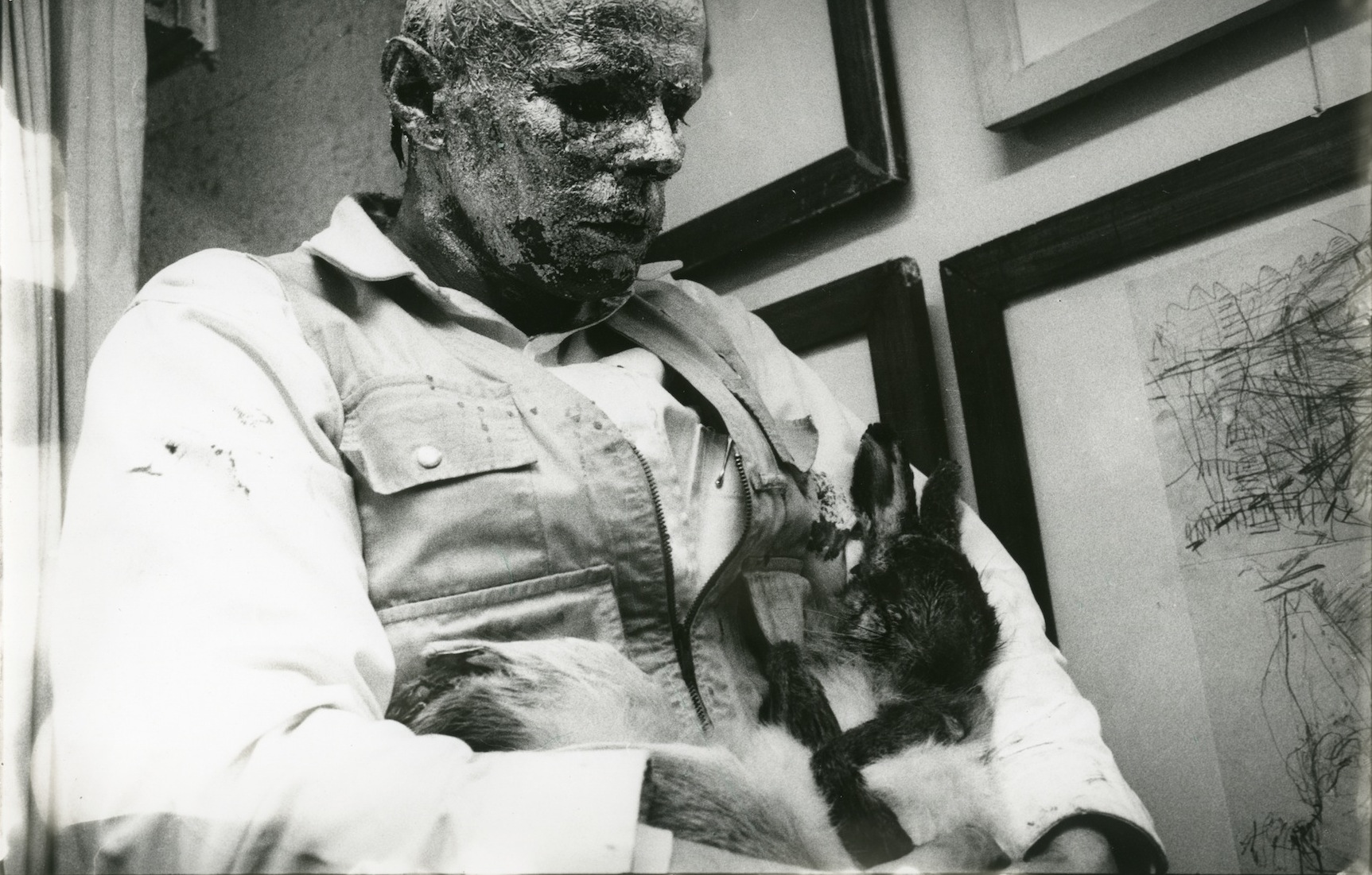 Joseph Beuys: How to Explain Pictures to a Dead Hare, Galerie Schmela, Düsseldorf, 26 November 1965