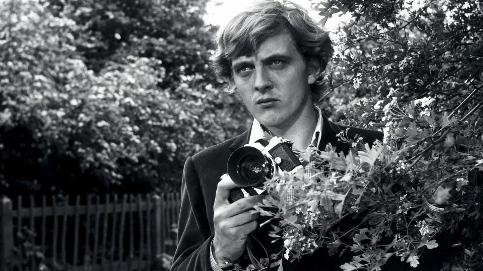 Blow-Up: David Hemmings, production still, 1966