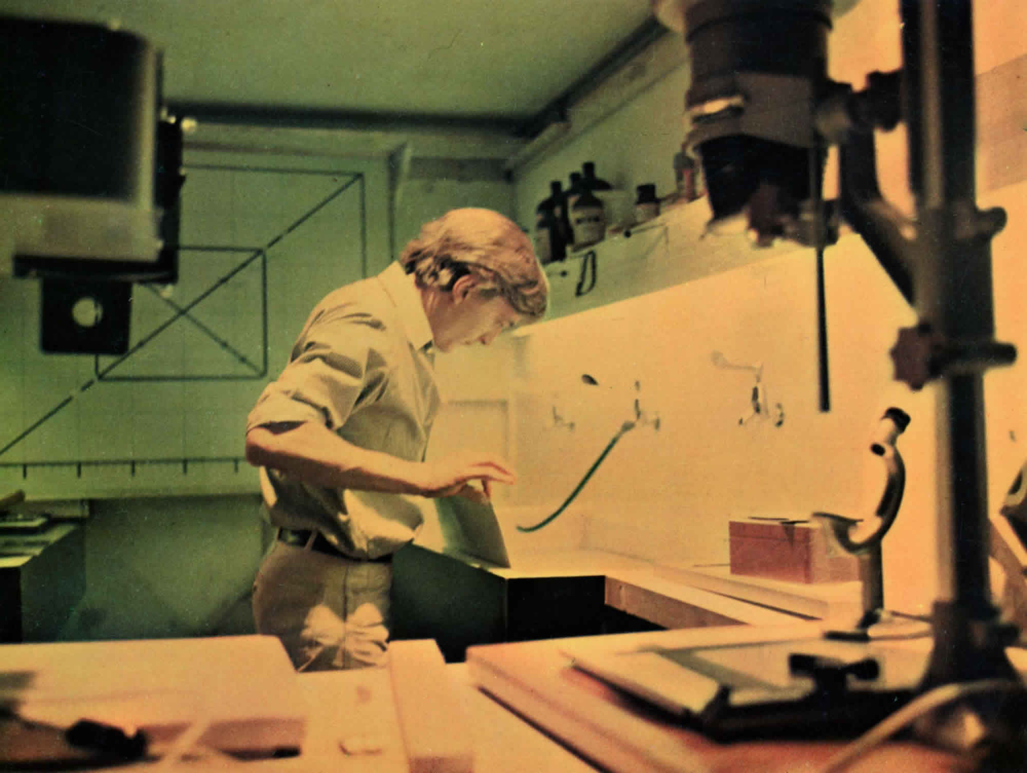 Blow-up, David Hemmings, production still, 1966