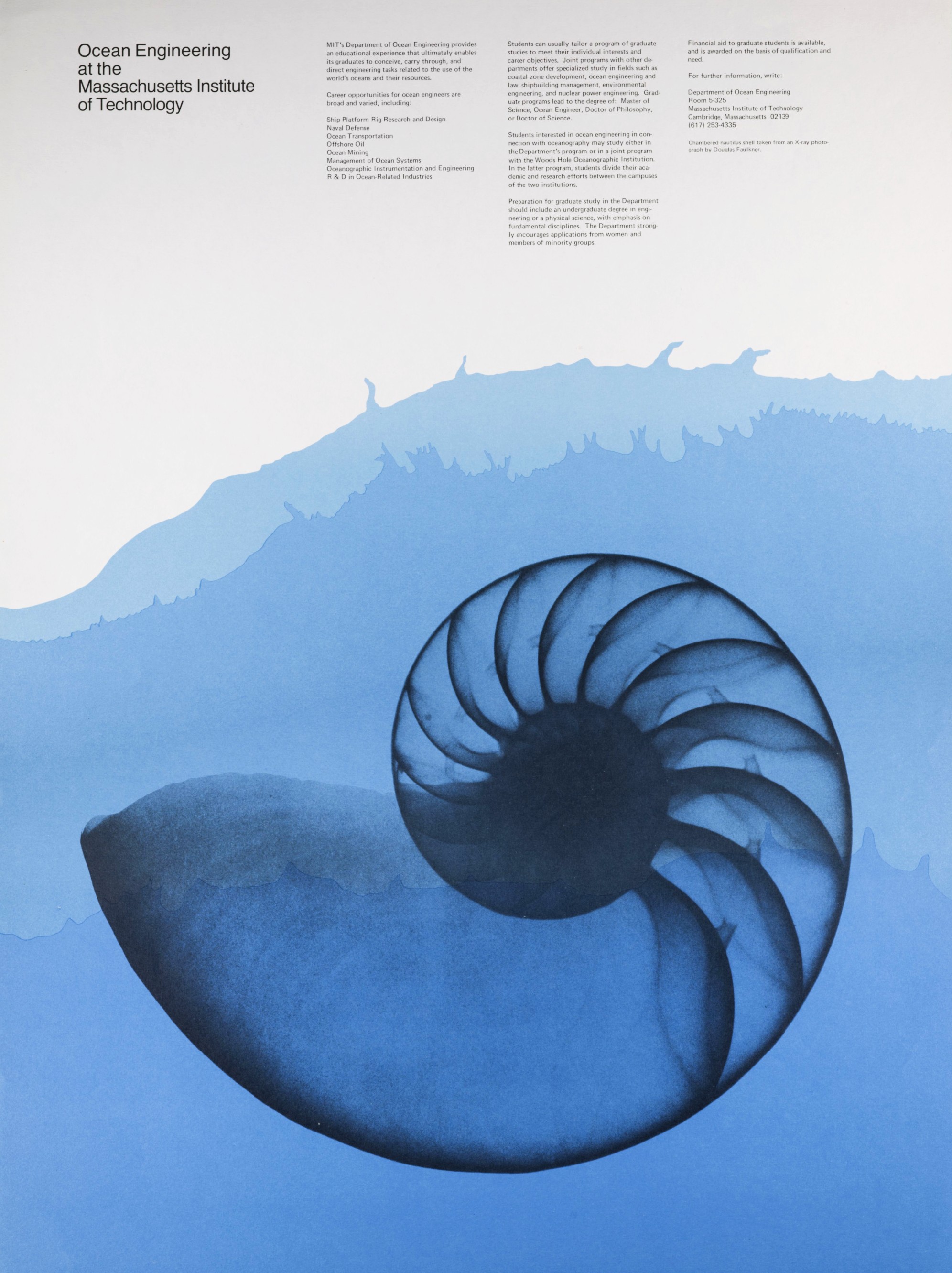 Jacqueline Casey: Ocean Engineering at Massachusetts Institute of Technology, Poster, 1974.
