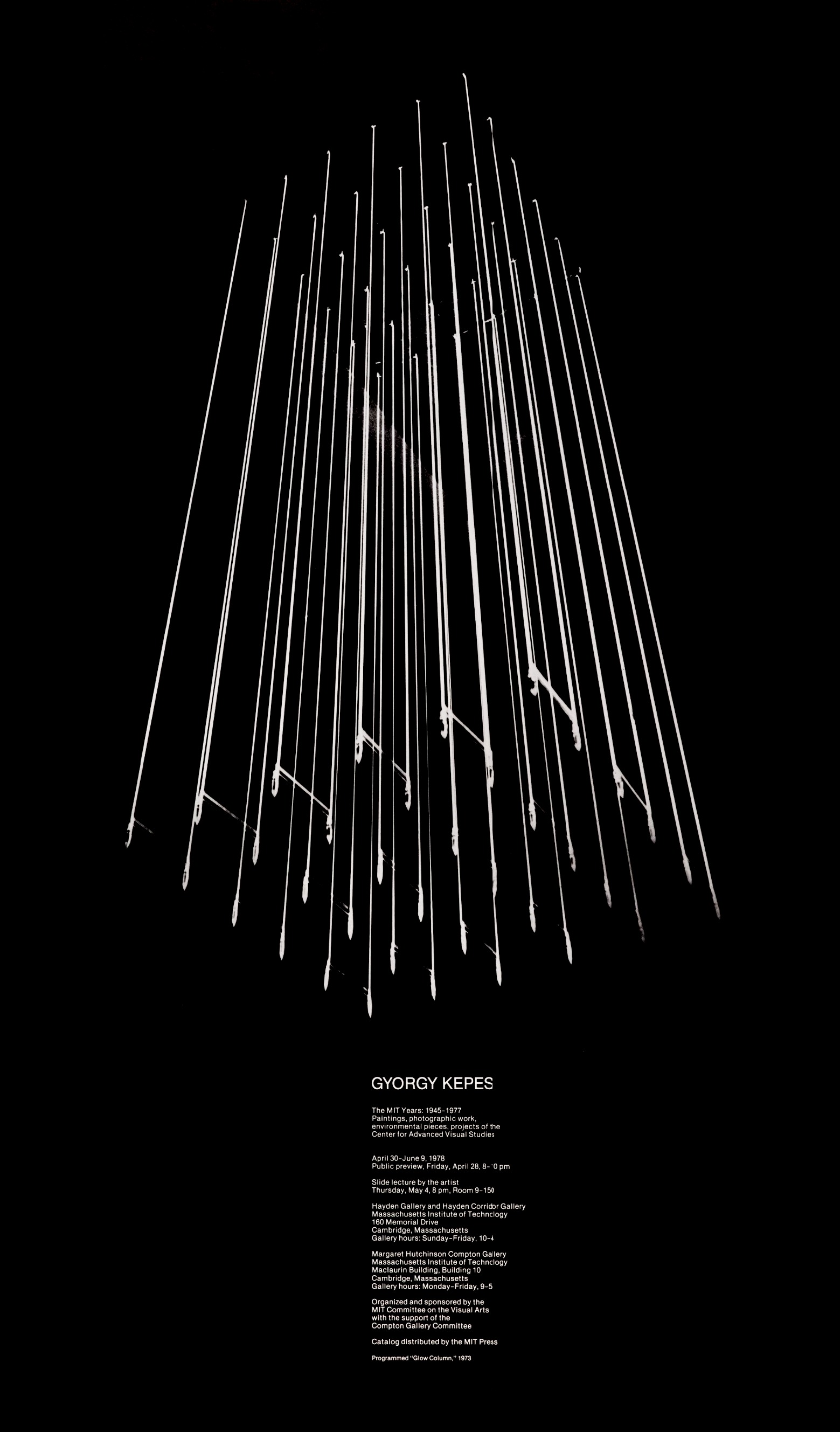 Jacqueline Casey: Gyorgy Kepes: MIT Years 1945-77, Poster, 1978.