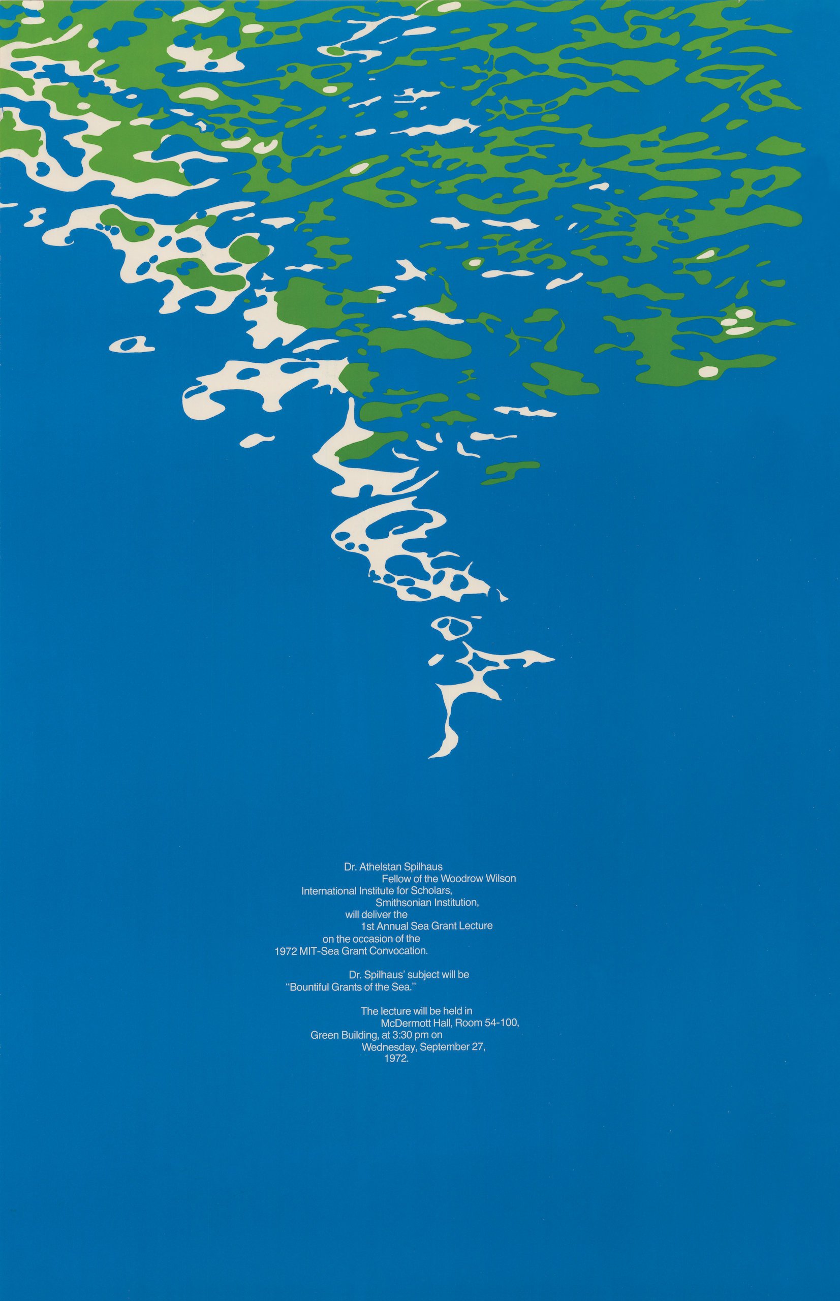 Jacqueline Casey: 1972 MIT Sea-Grant Convocation, Poster, 1972.