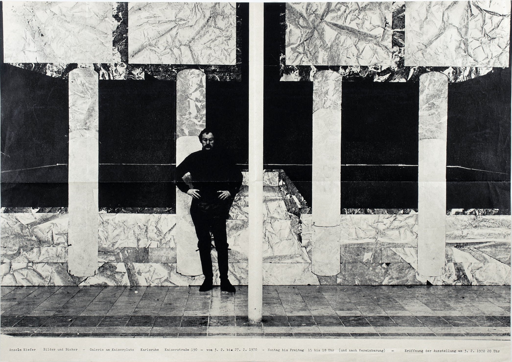 Bilder und Bücher, Galerie am Kaiserplatz, Karlsruher. 1970