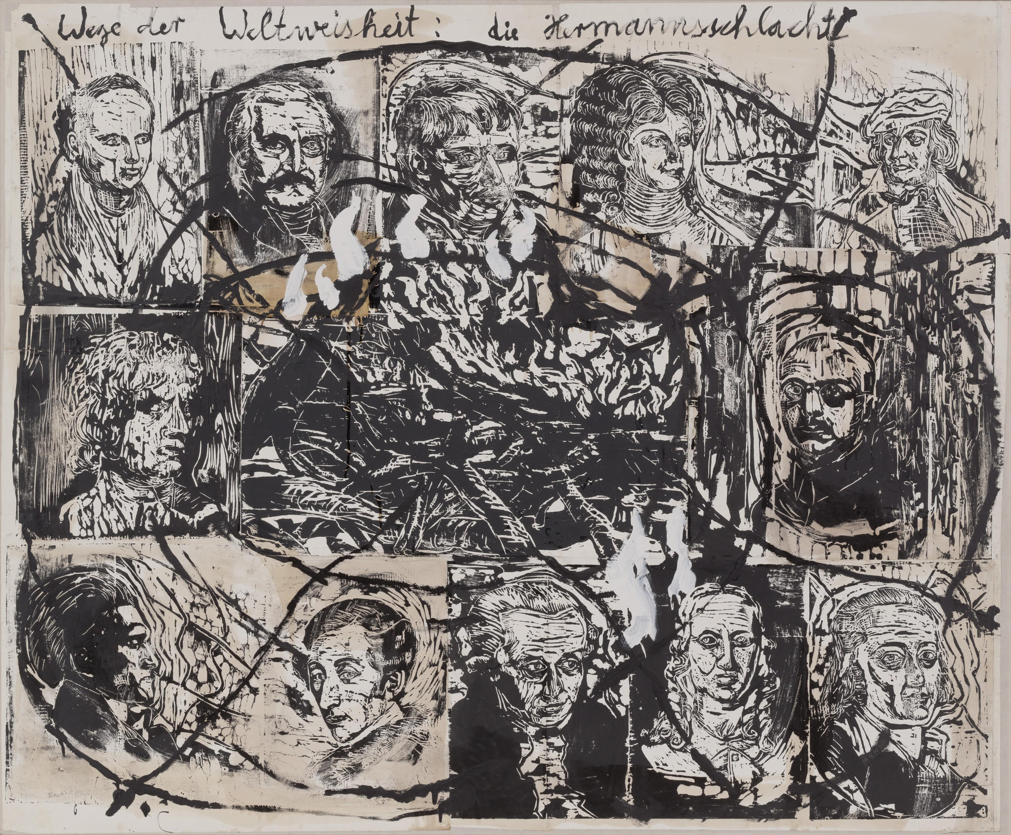 Anselm Kiefer Ways of Worldly Wisdom: Arminius's Battle, 1978.