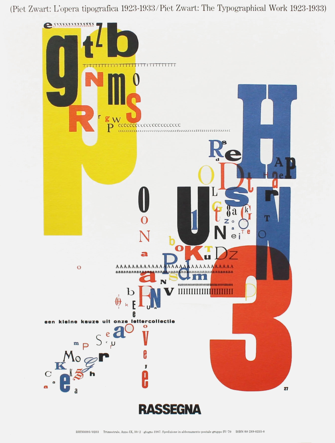 Piet Zwart, l'opera tipografica 1923-1933 = Piet Zwart, the typographical work, 1923-1933 / Bruno Monguzzi 