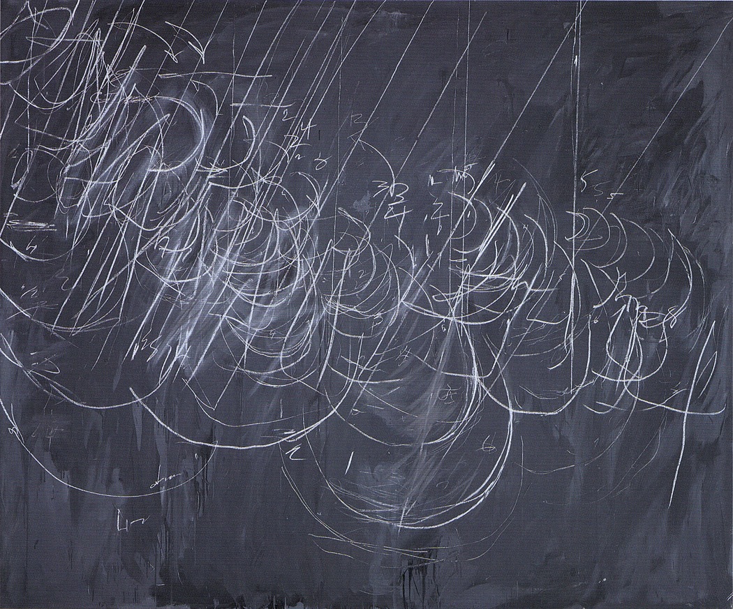 Untitled 1968/1971 / Distemper and chalk on canvas, (200 x 239 cm)