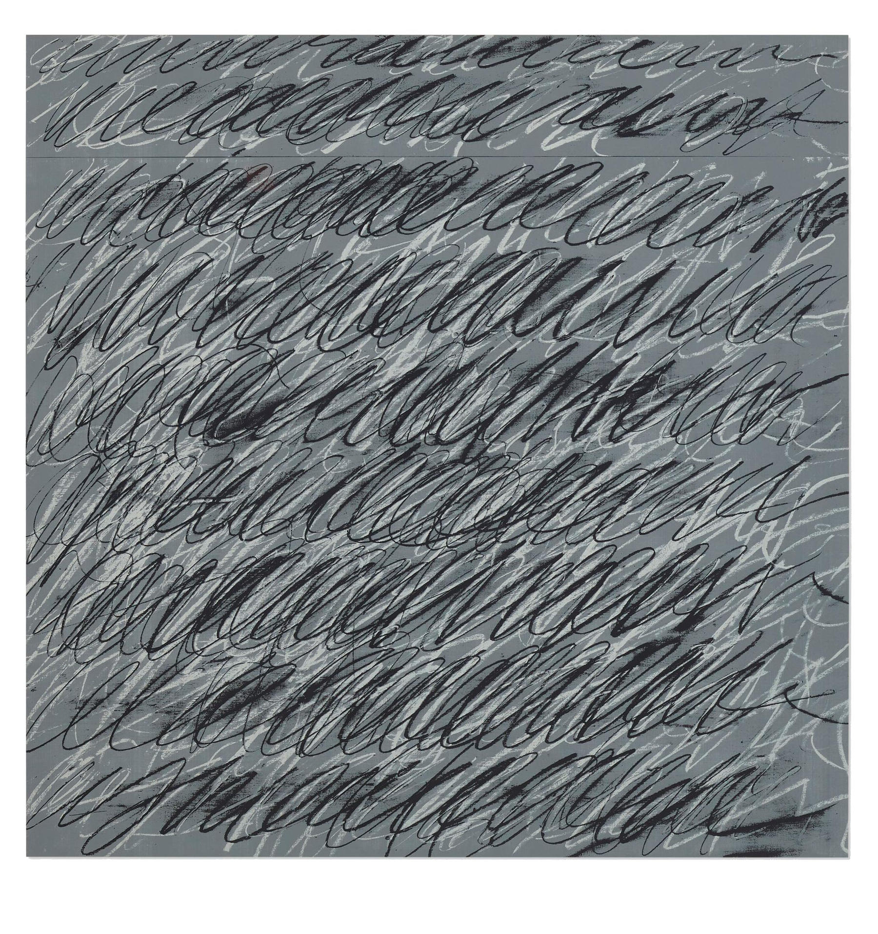 Cy Twombly: UNTITLED 1969/1971 / Screenprint / Paper size 64.7 x 64.7 cm / Edition 100 (1-100) / Bastian 27.