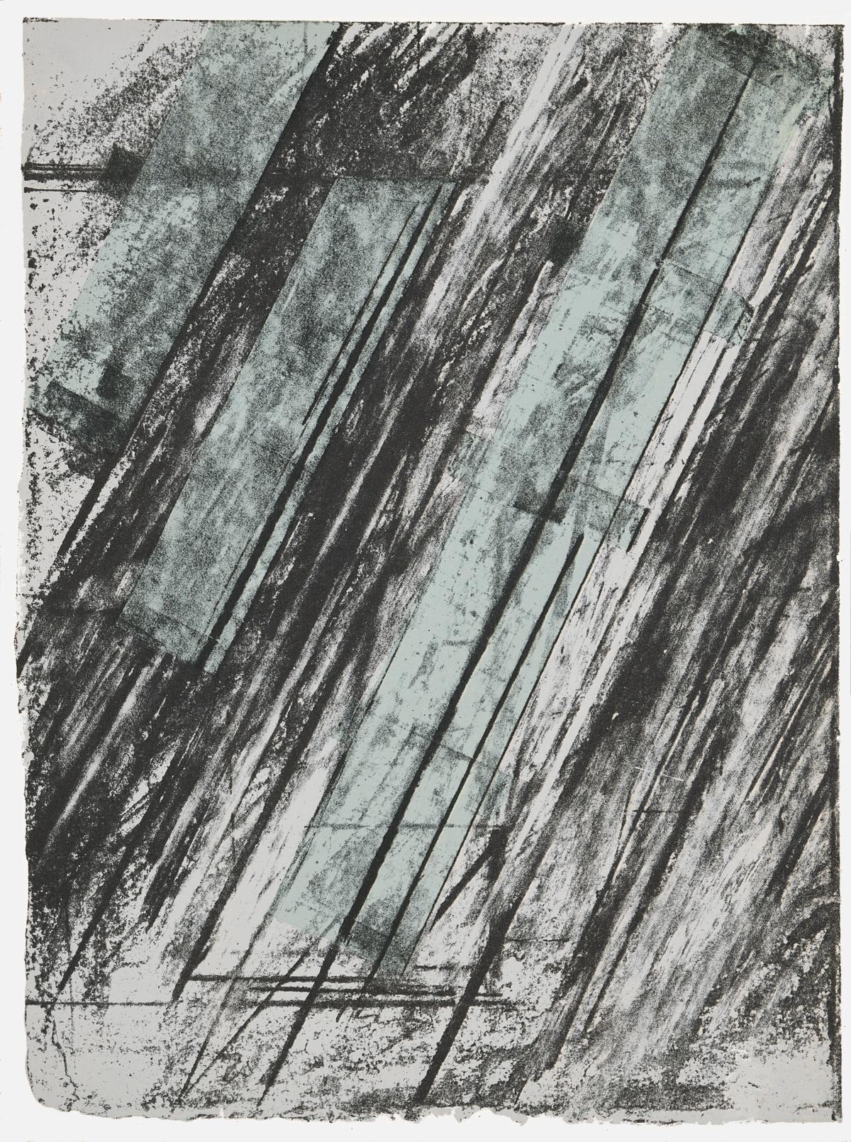 Cy Twombly: UNTITLED 1973 / Silkscreen and lithograph / Paper size 30.3 x 22.6 cm / Edition 300 (1-300) / Bastian 38.