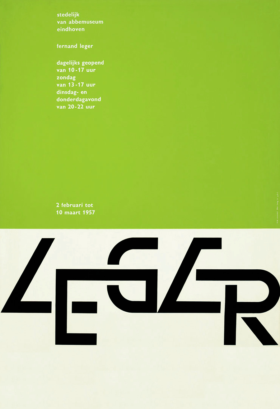 Wim Crouwel Fernand Leger Poster 1957